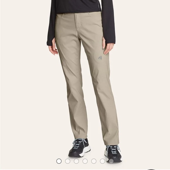 Eddie Bauer Tan Outdoor Pants First Ascent Hiking GORPcore Activewear Cargo - Picture 16 of 16